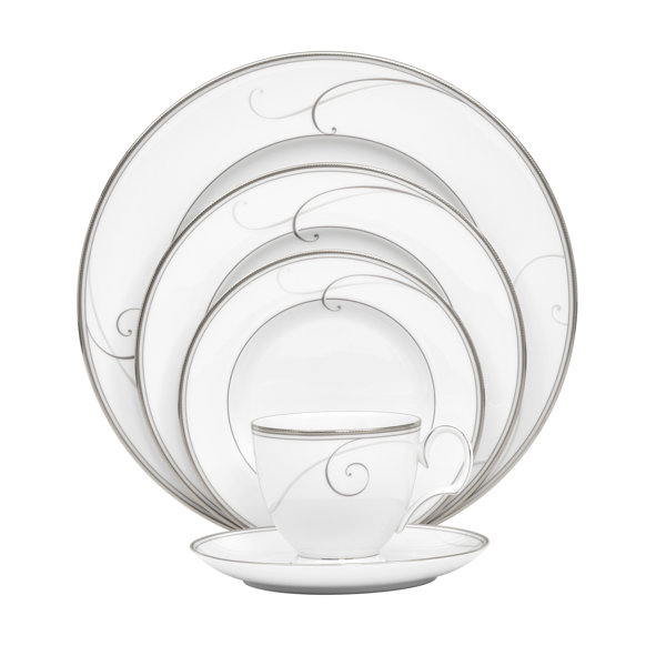 Noritake Raptures Bone China Dinnerware Set of 5 & Reviews Wayfair